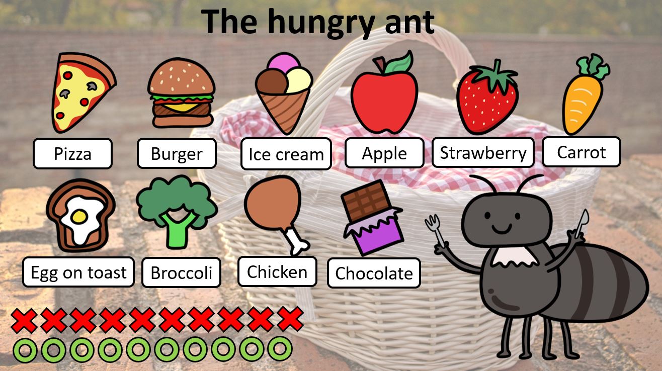 The Hungry Ant – Logic based EFL game